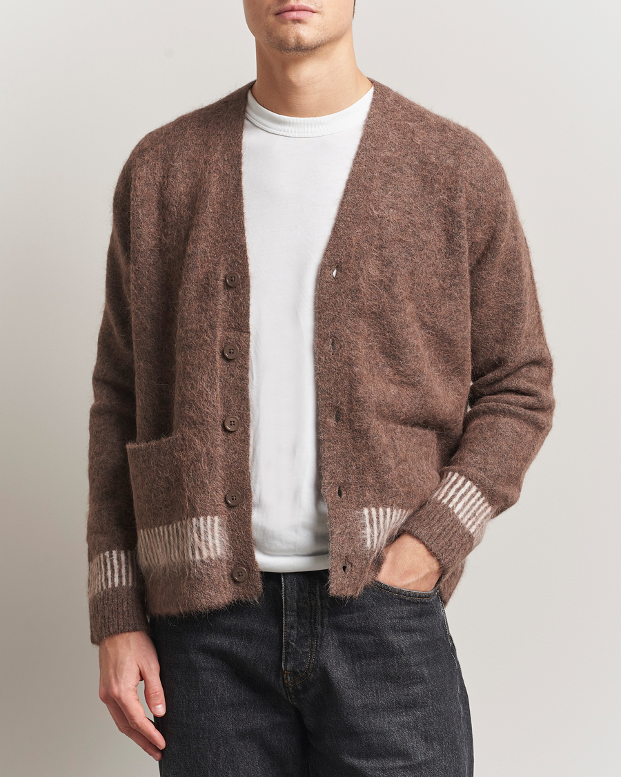 Homme | Pulls Et Tricots | NN07 | Russell Alpaca Knitted Cardigan Mable Husk
