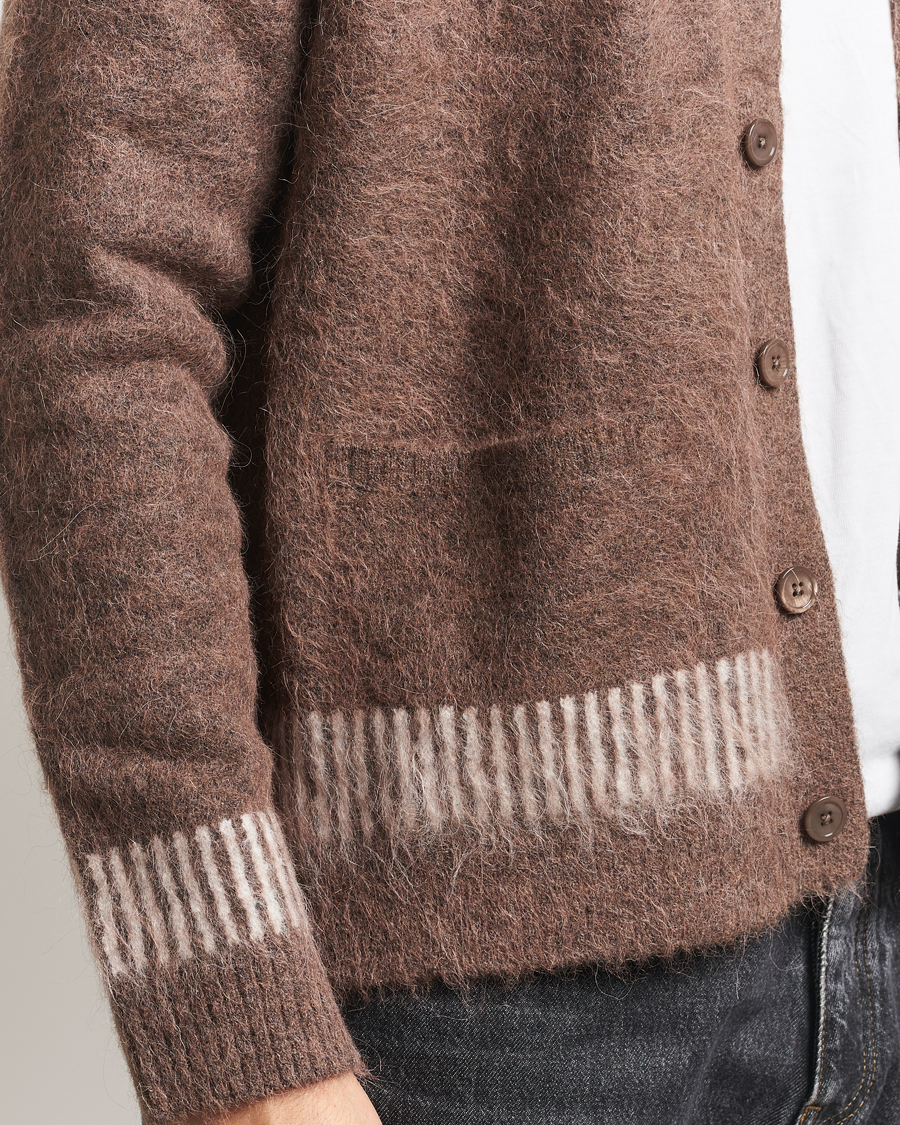 Homme | Pulls Et Tricots | NN07 | Russell Alpaca Knitted Cardigan Mable Husk