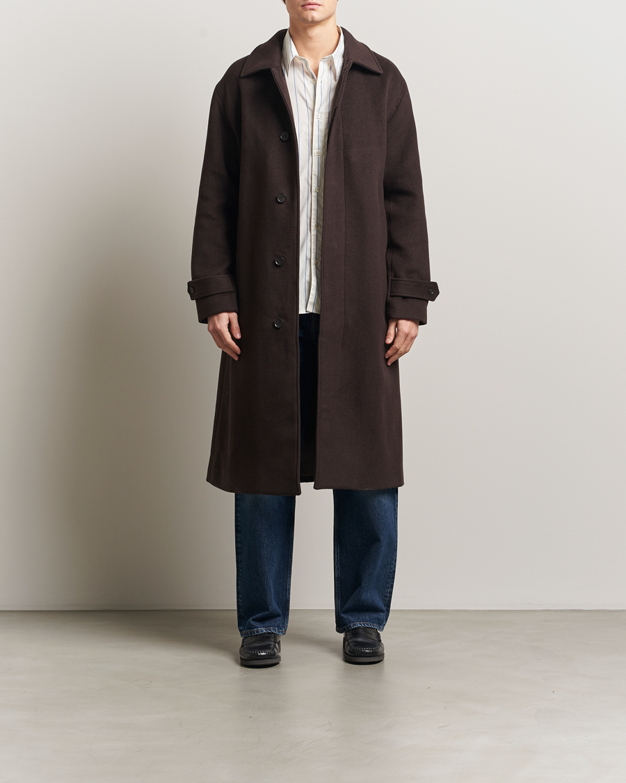 Homme | Manteaux Et Vestes | NN07 | Gibson Wool Coat Demitasse Brown