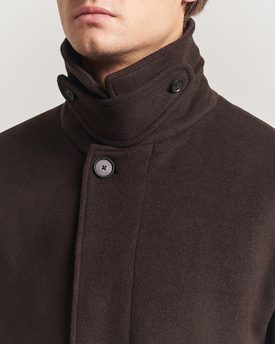 Homme | Manteaux Et Vestes | NN07 | Gibson Wool Coat Demitasse Brown