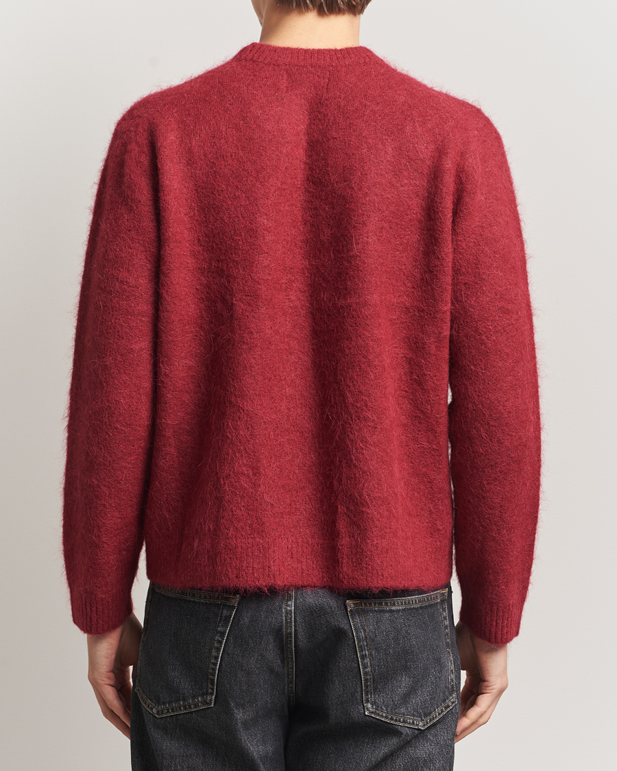 Homme | Pulls Et Tricots | NN07 | Russell Alpaca Knitted Crew Neck Cranberry