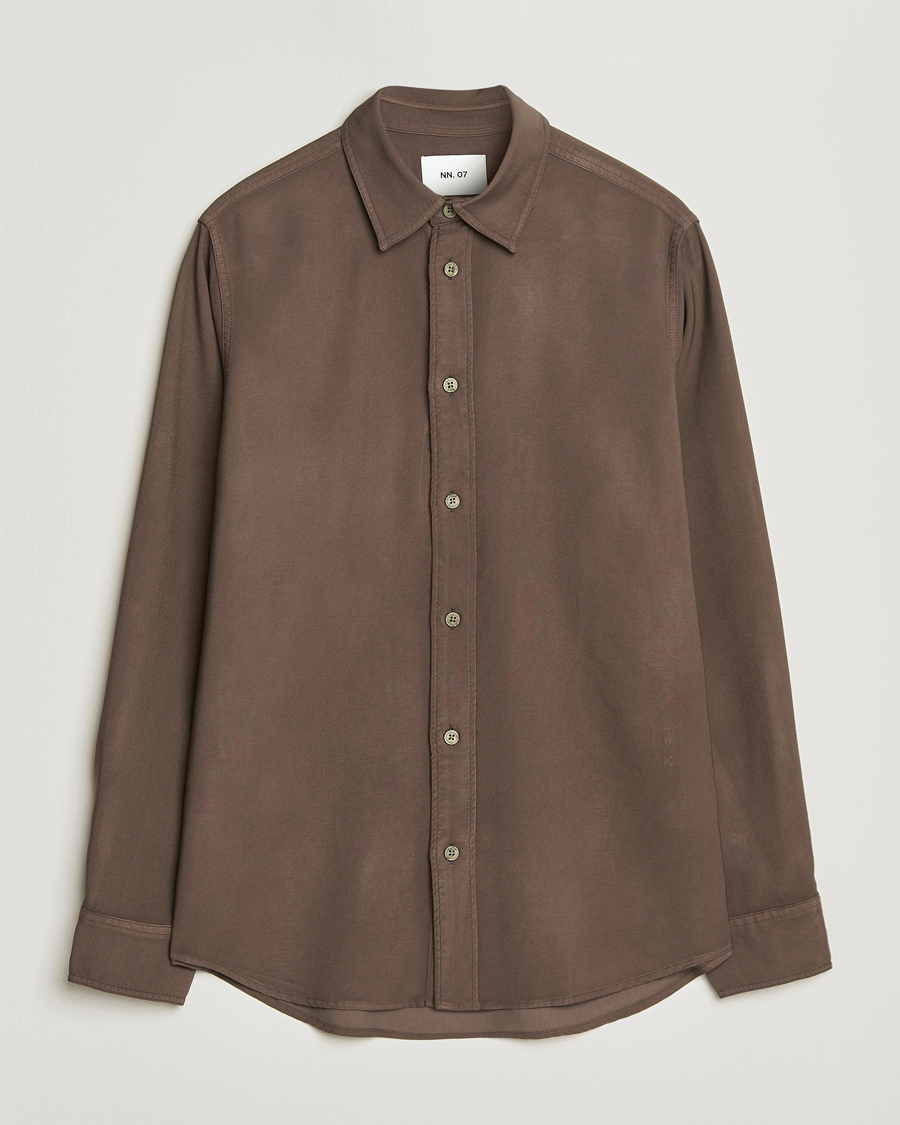 Homme | Chemises | NN07 | Colby Viscose Shirt Mable Husk