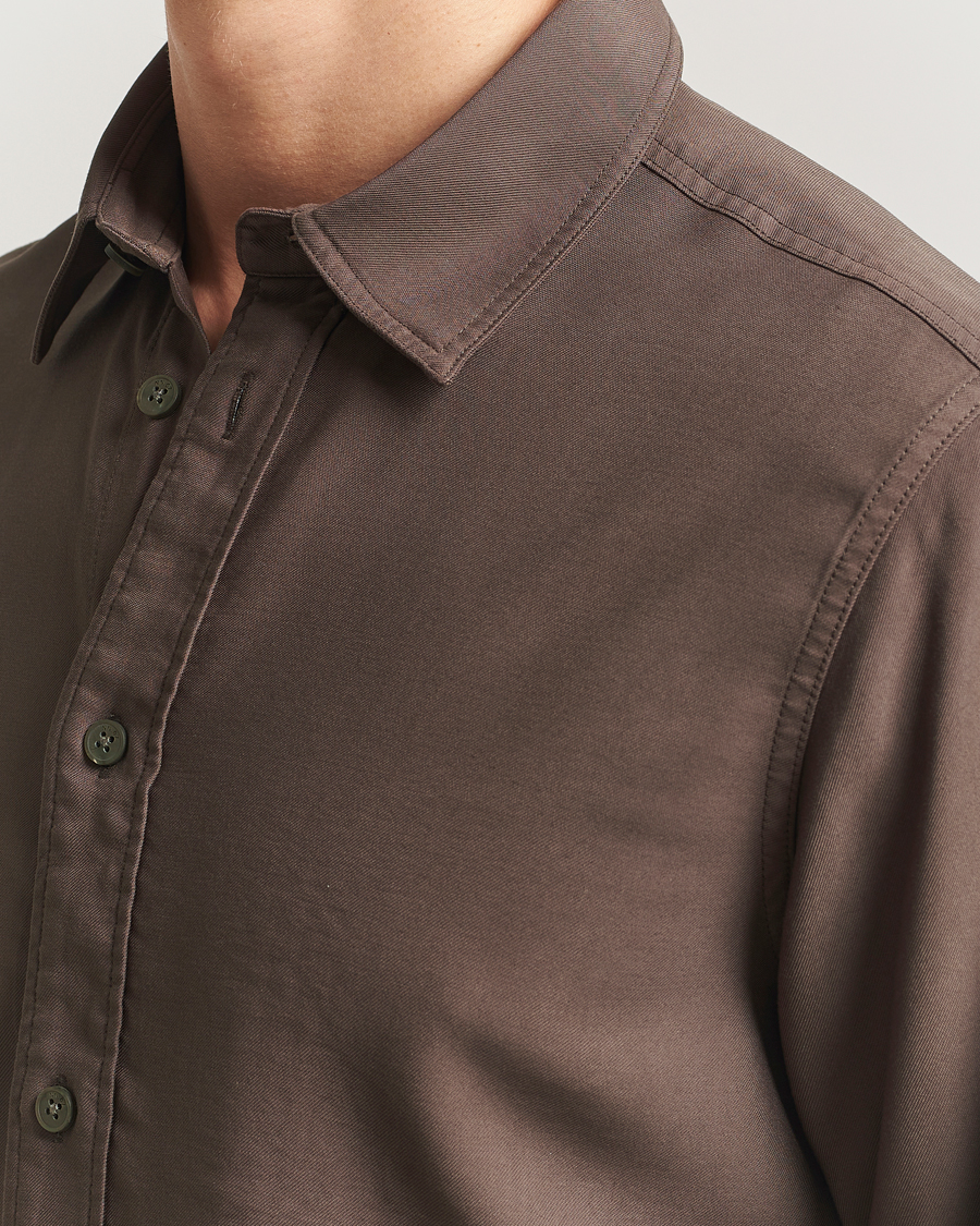 Homme | Chemises | NN07 | Colby Viscose Shirt Mable Husk
