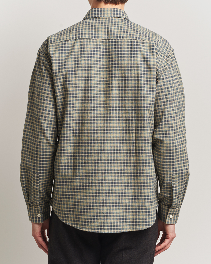 Homme | Chemises | NN07 | Deon Flannel Checked Shirt Coral