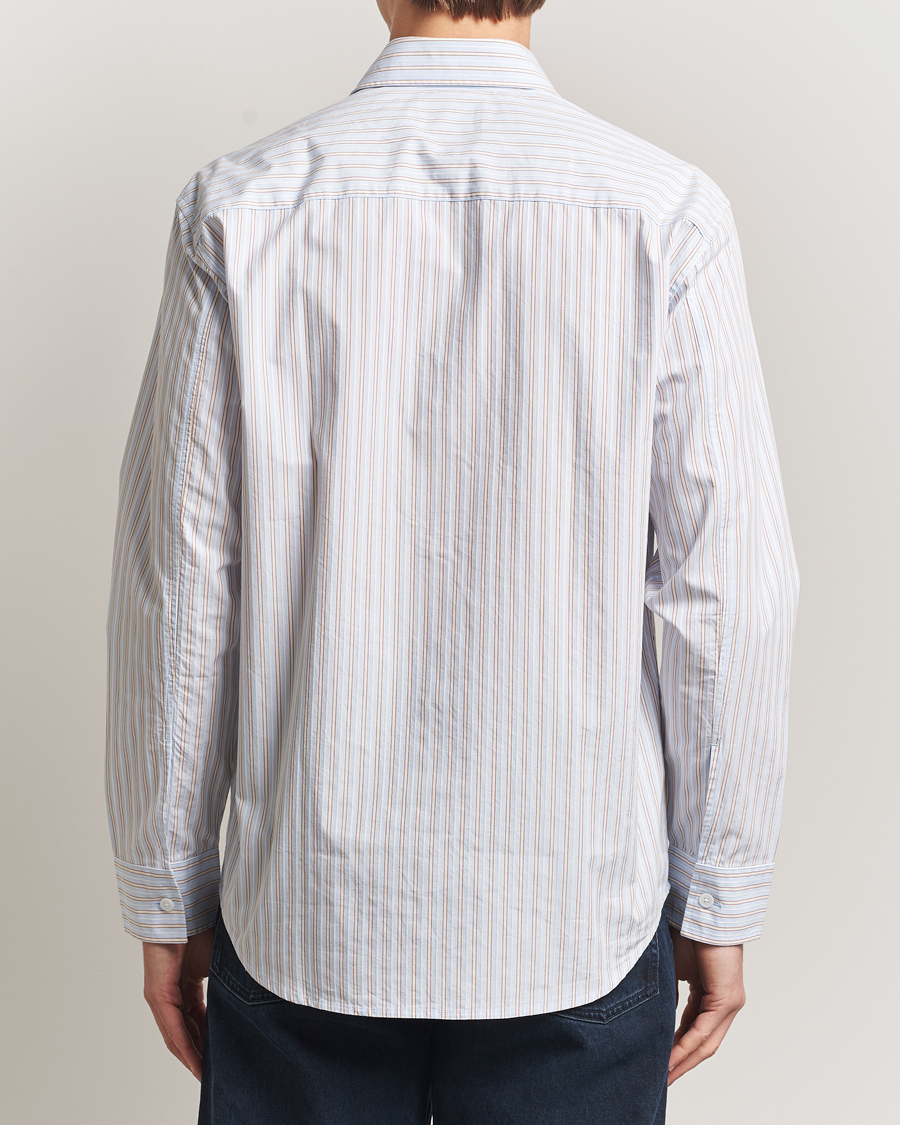 Homme | Chemises | NN07 | Freddy Striped Poplin Shirt Multi