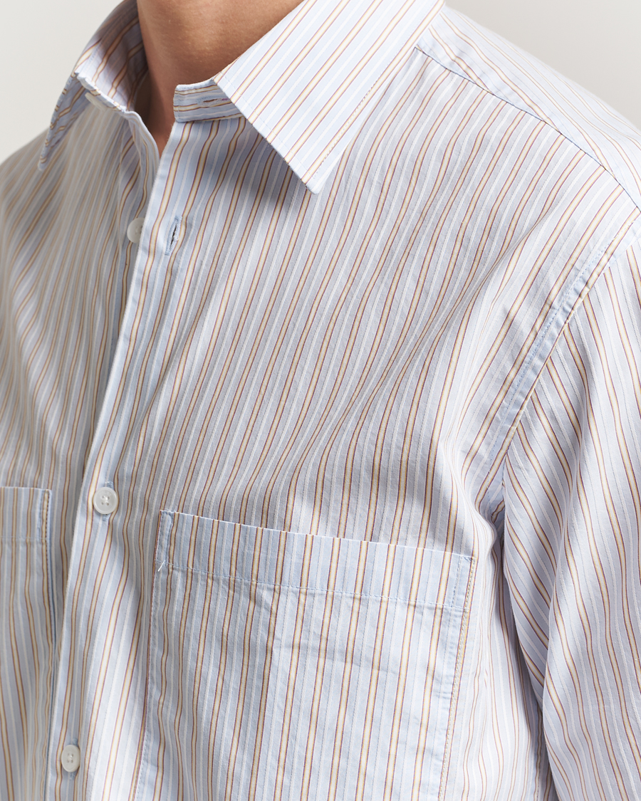 Homme | Chemises | NN07 | Freddy Striped Poplin Shirt Multi