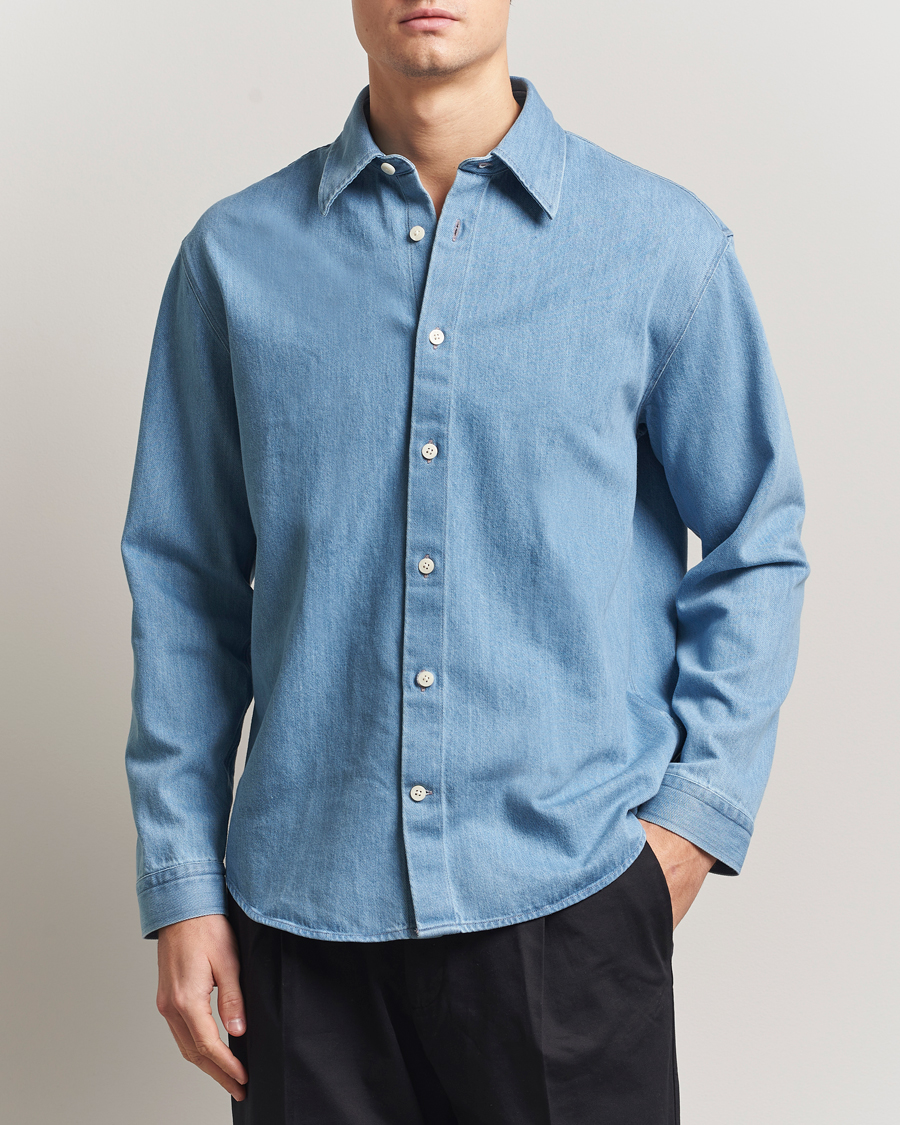 Homme | Chemises | NN07 | Casper Denim Overshirt Blue