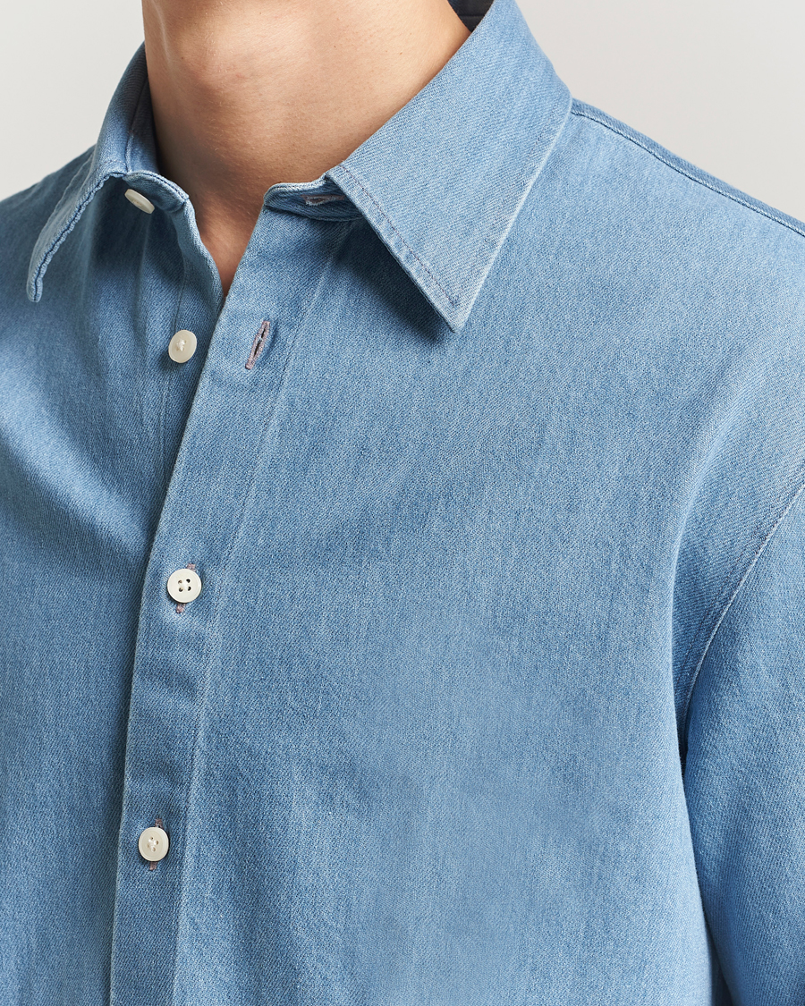 Homme | Chemises | NN07 | Casper Denim Overshirt Blue