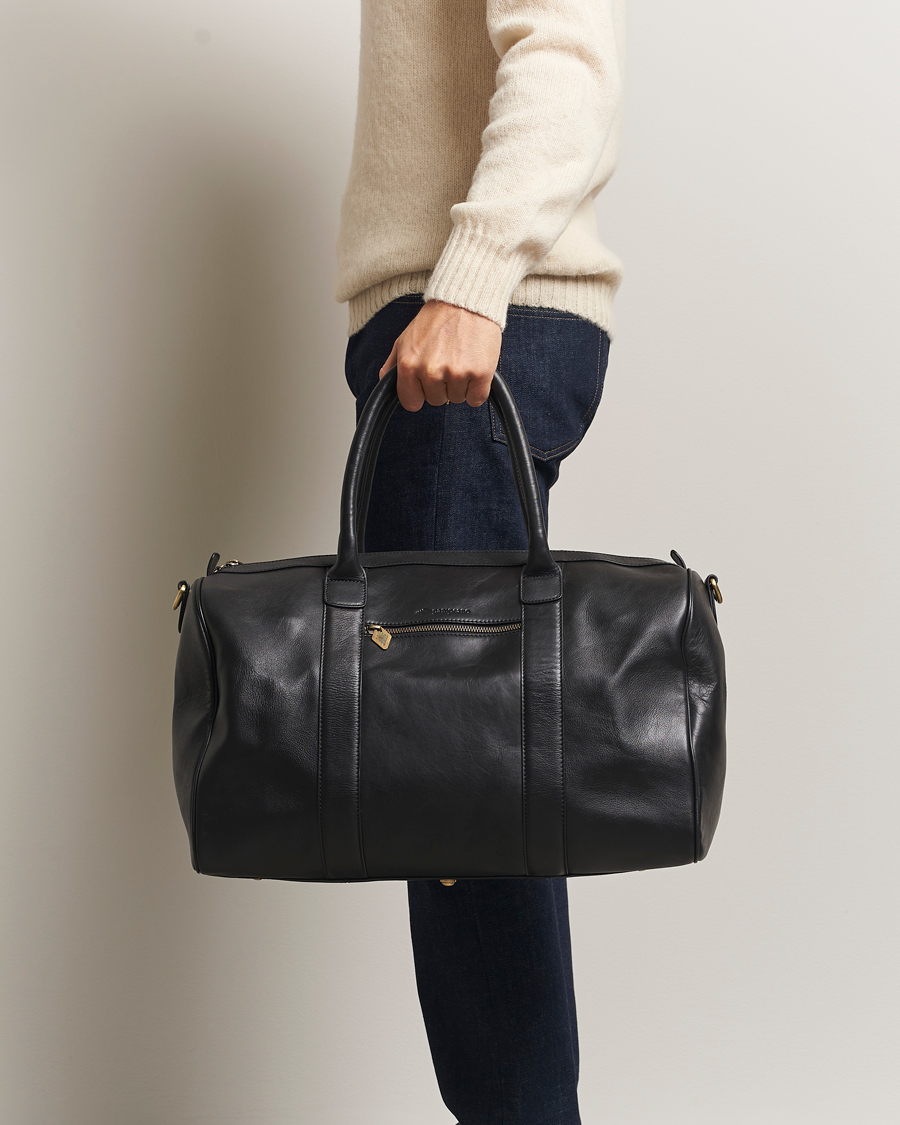 Homme | Sacs | Pampeano | Varon Small Leather Weekend Bag Black