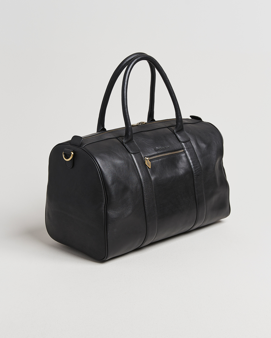 Homme | Sacs | Pampeano | Varon Small Leather Weekend Bag Black