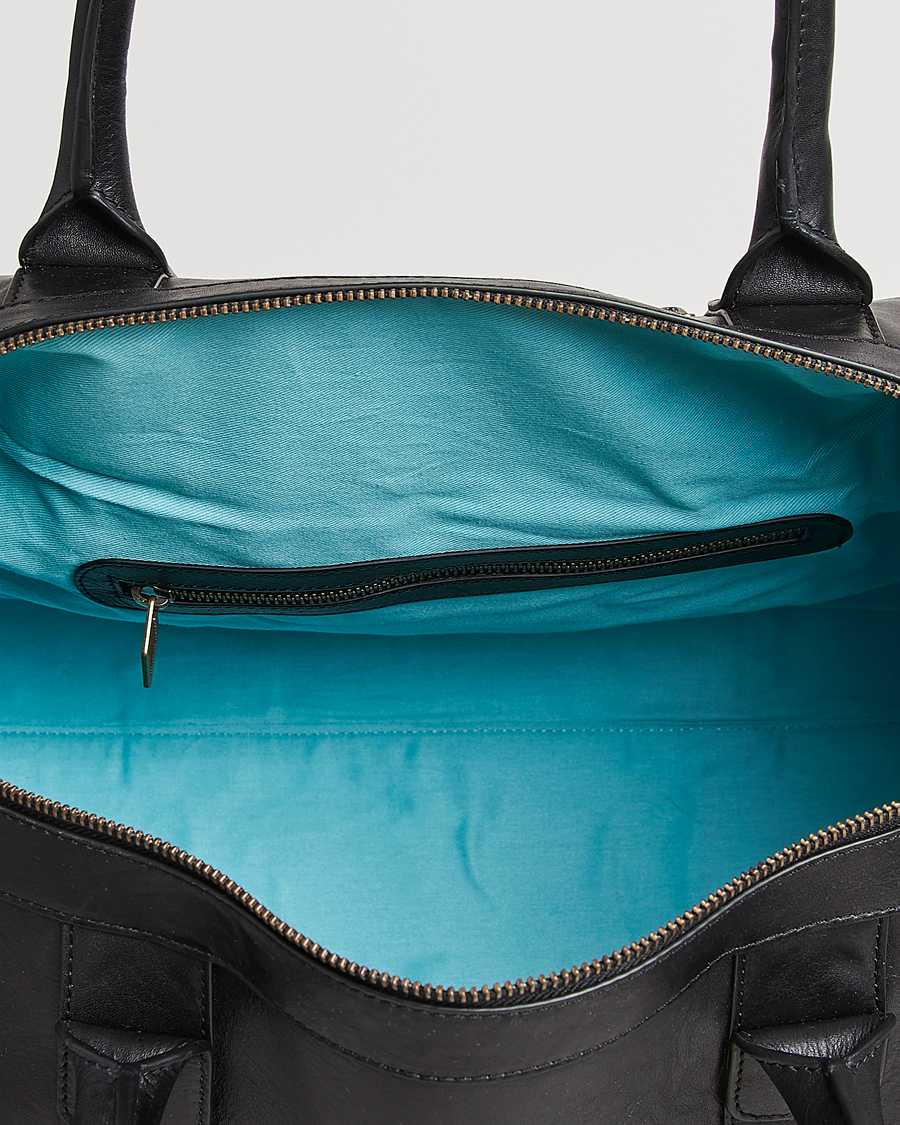 Homme | Sacs | Pampeano | Varon Small Leather Weekend Bag Black