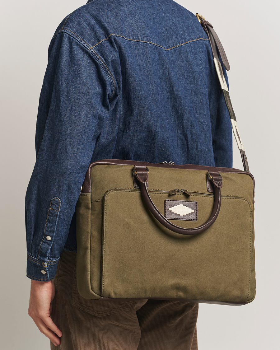 Homme | Sacs | Pampeano | Mensajero Canvas Briefcase Forest