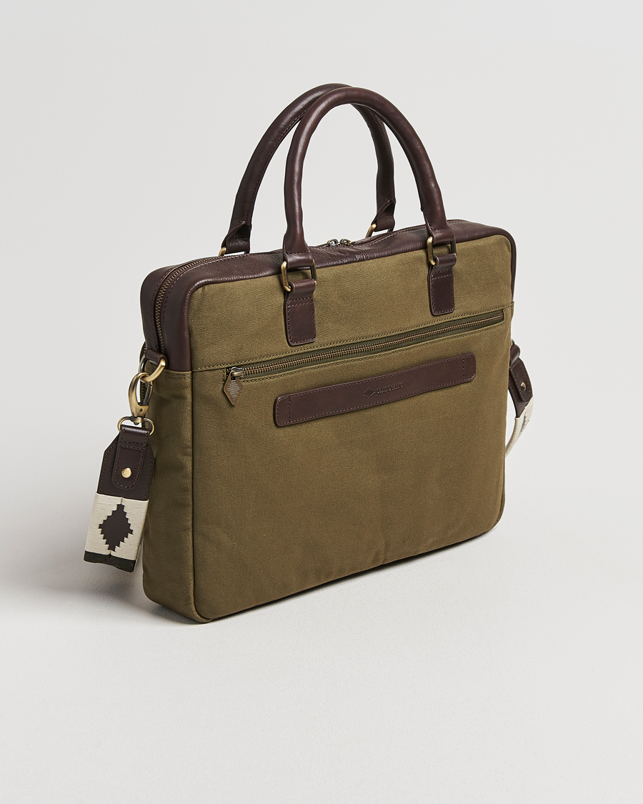 Homme | Sacs | Pampeano | Mensajero Canvas Briefcase Forest