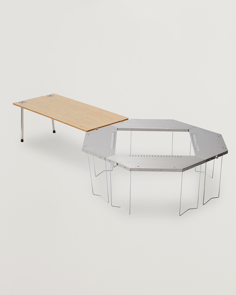 Homme | Outdoor living | Snow Peak | Jikaro Firering Table Stainless Steel