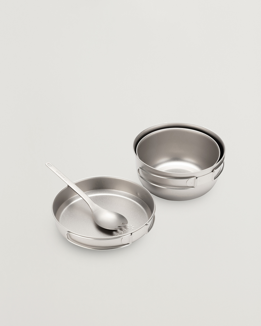 Homme | Outdoor living | Snow Peak | 3 Piece Cookset Titanium