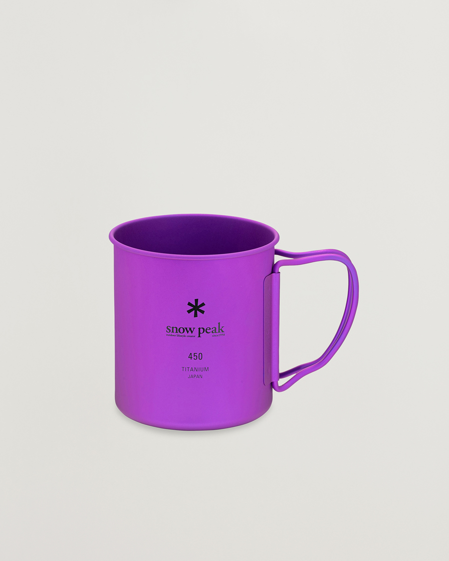 Homme | Outdoor living | Snow Peak | Single Wall Mug 450 Purple Titanium