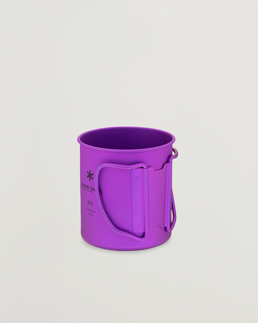 Homme | Outdoor living | Snow Peak | Single Wall Mug 450 Purple Titanium