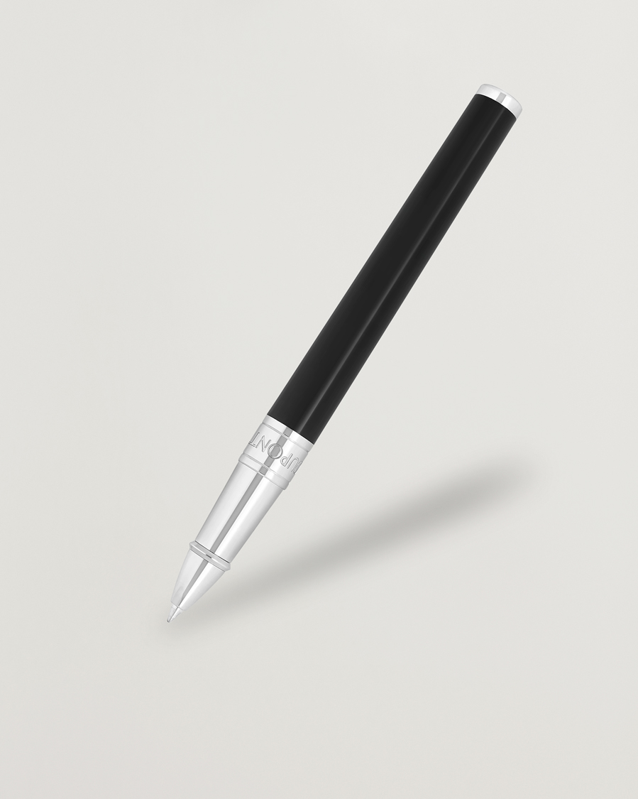 Homme | Stylos | S.T. Dupont | D-Initial Rollerball Pen Black/Chrome