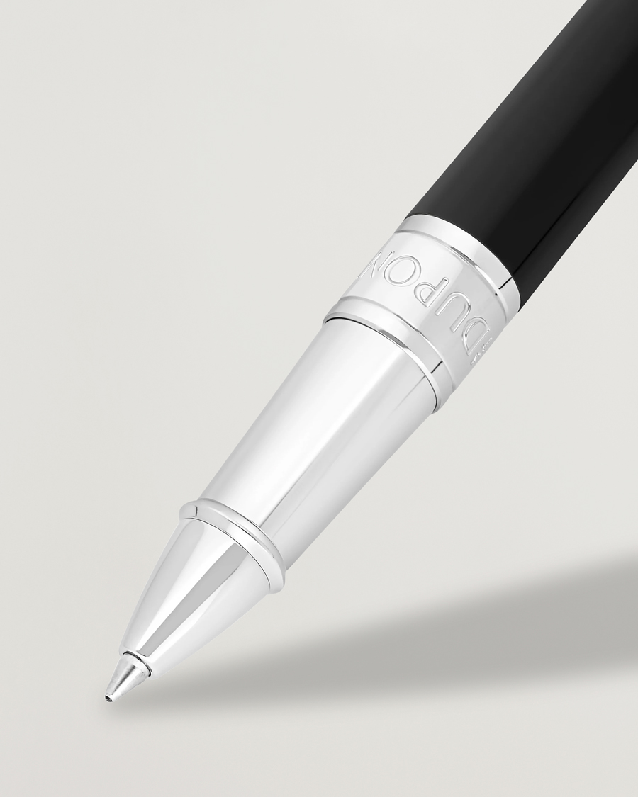 Homme | Stylos | S.T. Dupont | D-Initial Rollerball Pen Black/Chrome