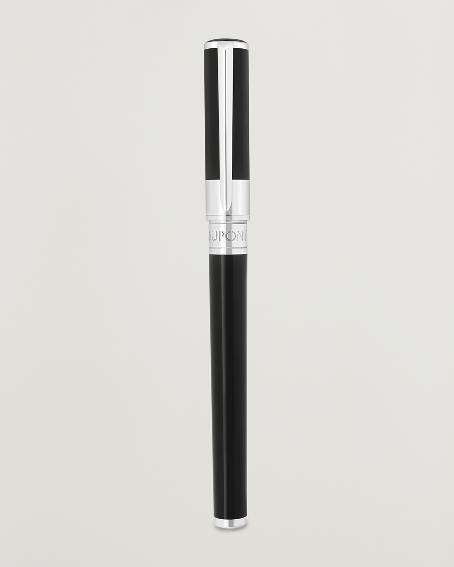 Homme | Stylos | S.T. Dupont | D-Initial Rollerball Pen Black/Chrome
