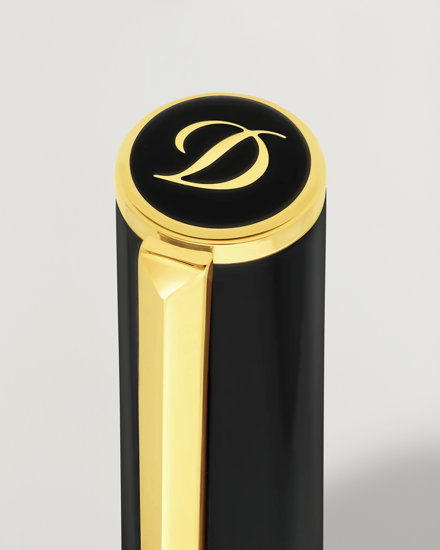Homme | Stylos | S.T. Dupont | D-Initial Rollerball Pen Black/Golden