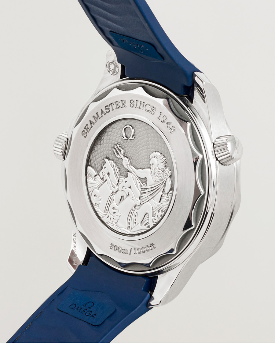 Homme | Omega Pre-Owned Summer Blue Seamaster Diver 300m 75th | Omega Pre-Owned | Summer Blue Seamaster Diver 300m 75th