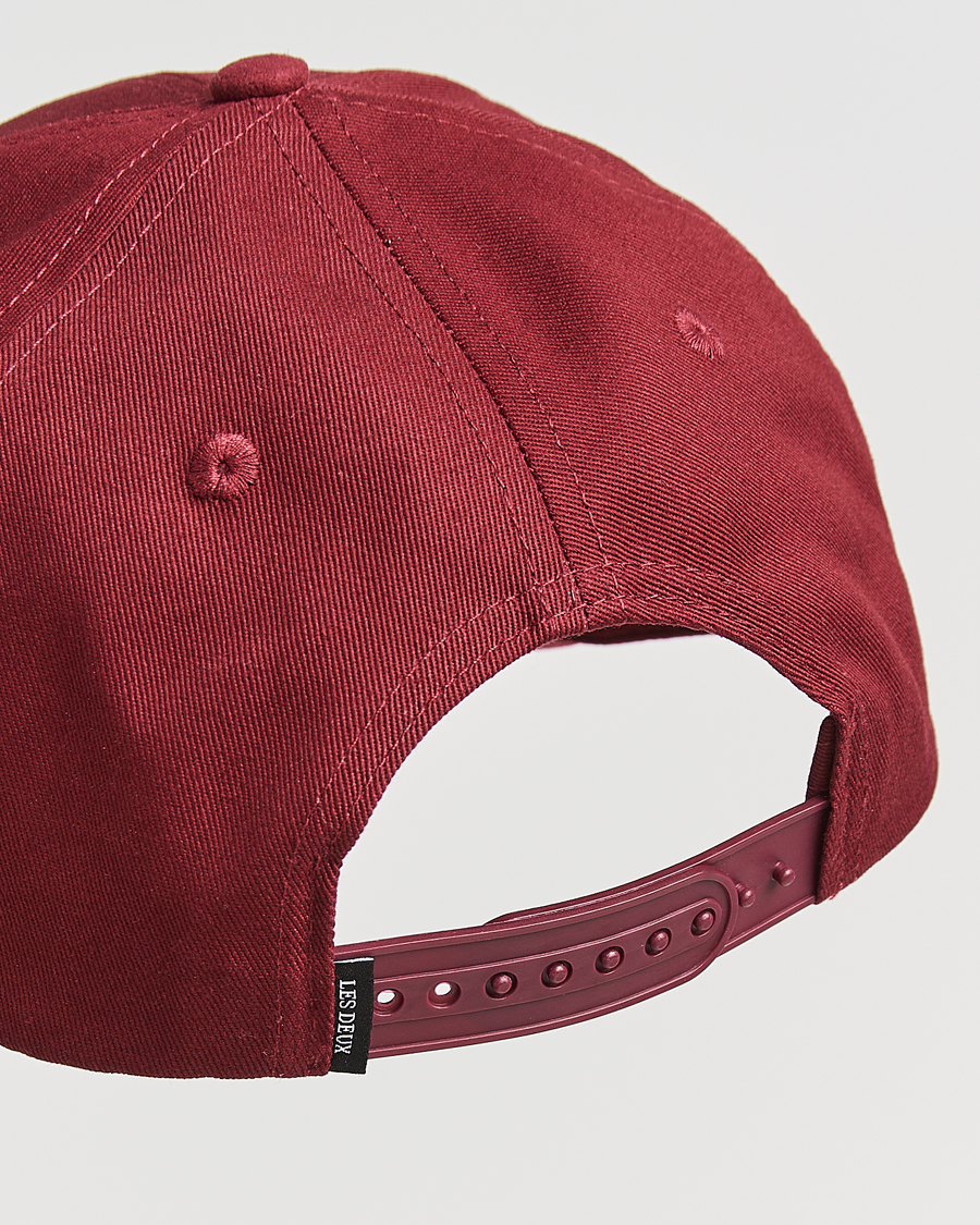 Homme | Bobs Et Casquettes | LES DEUX | Baseball Cap Suede II Port Royal Red