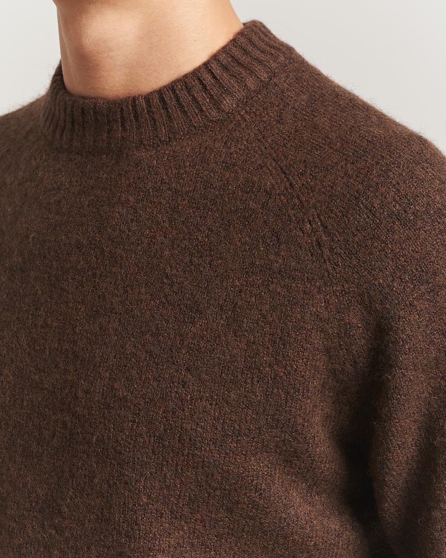 Homme | Pulls Et Tricots | LES DEUX | Gilbert Crew Neck Knit Slate Brown