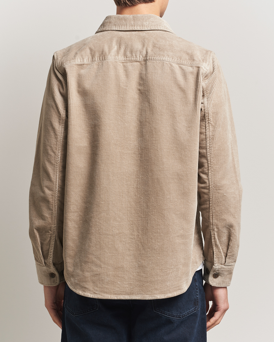 Homme | Chemises | LES DEUX | Kody Corduroy Overshirt Light Sand