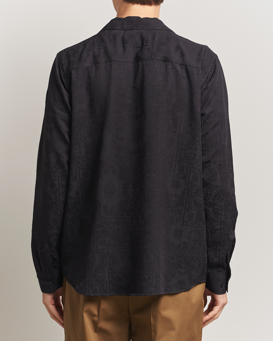 Homme | Chemises | LES DEUX | Jasper Jaquard Shirt Black