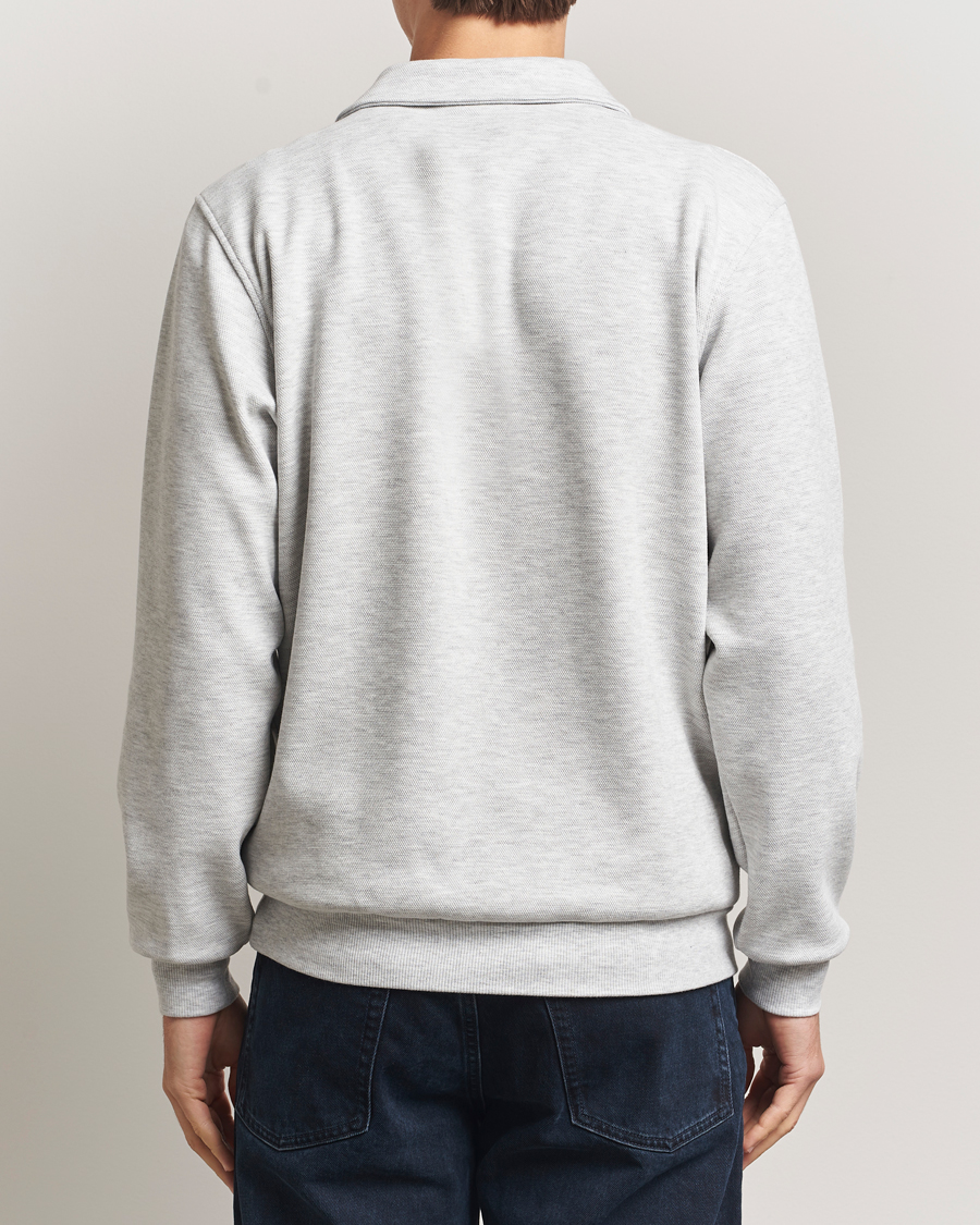 Homme | Pulls Et Tricots | LES DEUX | Ben Polo Pique Sweatshirt Snow Melange