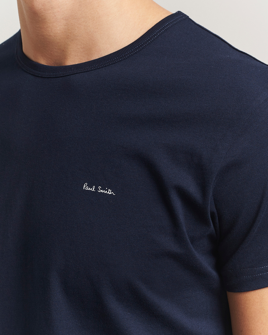 Homme | T-shirts | Paul Smith | 3-Pack Crew Neck T-Shirt White/Black/Light Blue