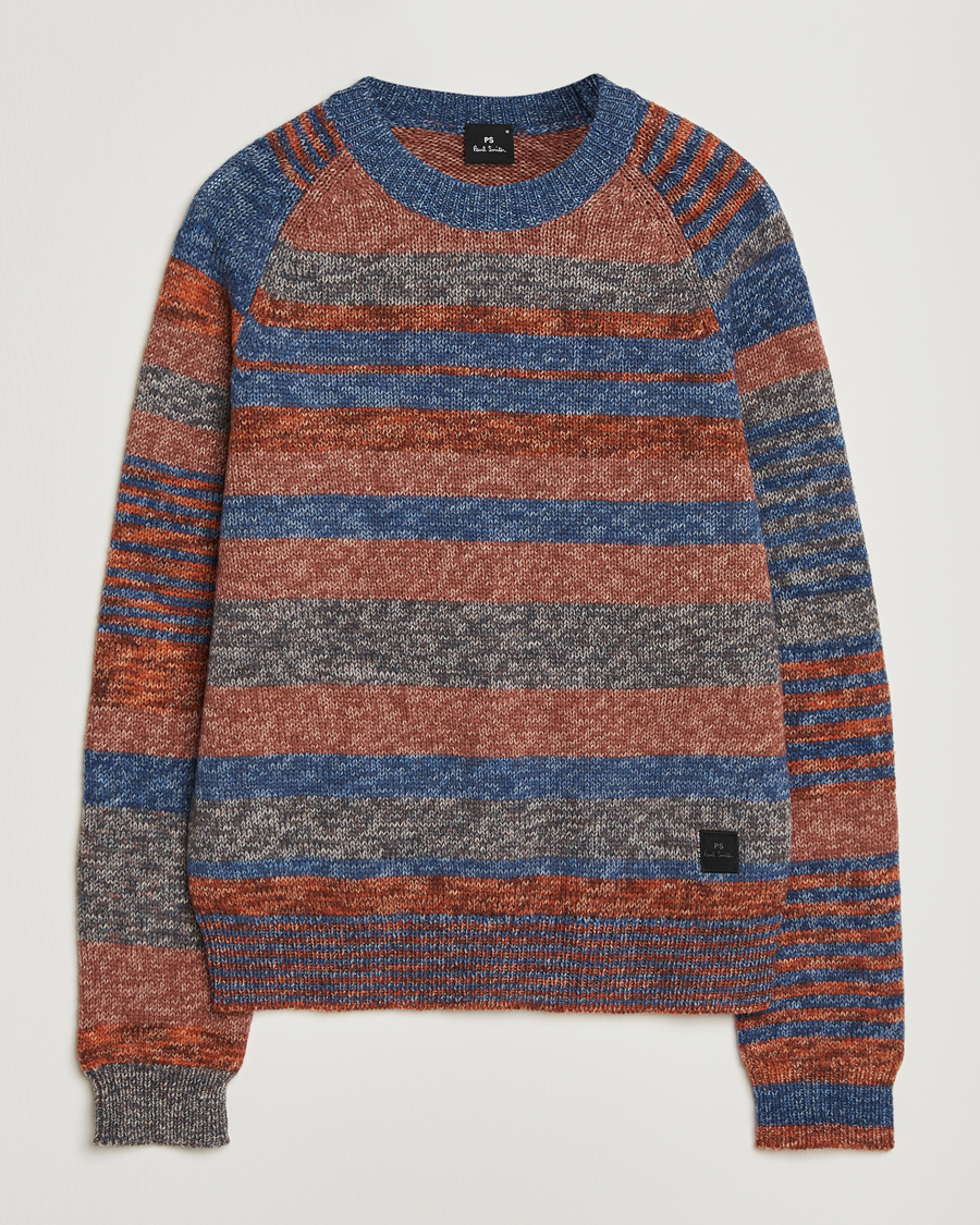 Homme | Pulls Et Tricots | PS Paul Smith | Wool Knitted Striped Sweater Red Multi