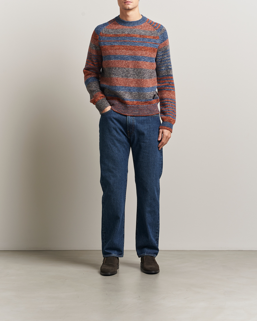 Homme | Pulls Et Tricots | PS Paul Smith | Wool Knitted Striped Sweater Red Multi