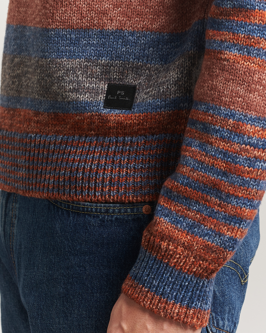 Homme | Pulls Et Tricots | PS Paul Smith | Wool Knitted Striped Sweater Red Multi