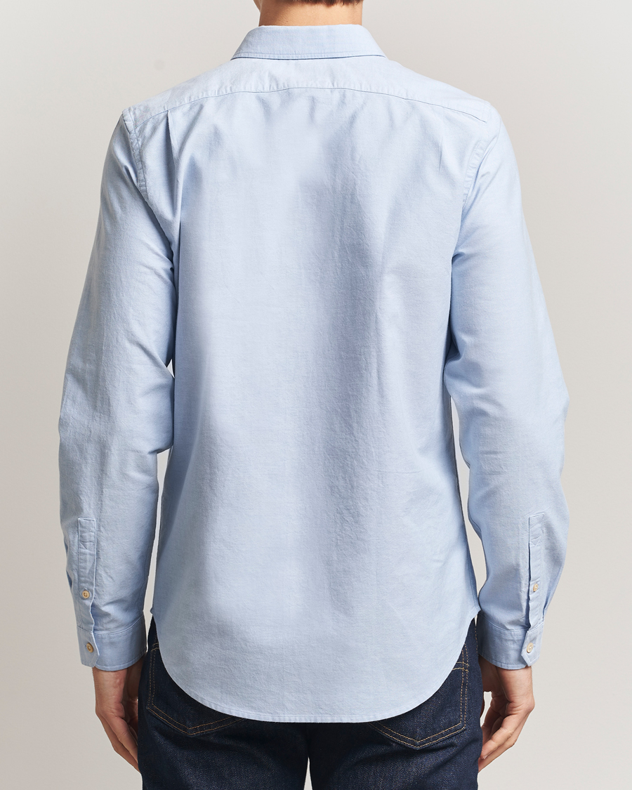 Homme | Chemises | PS Paul Smith | Tailored Fit Embroidered Oxford Shirt Light Blue