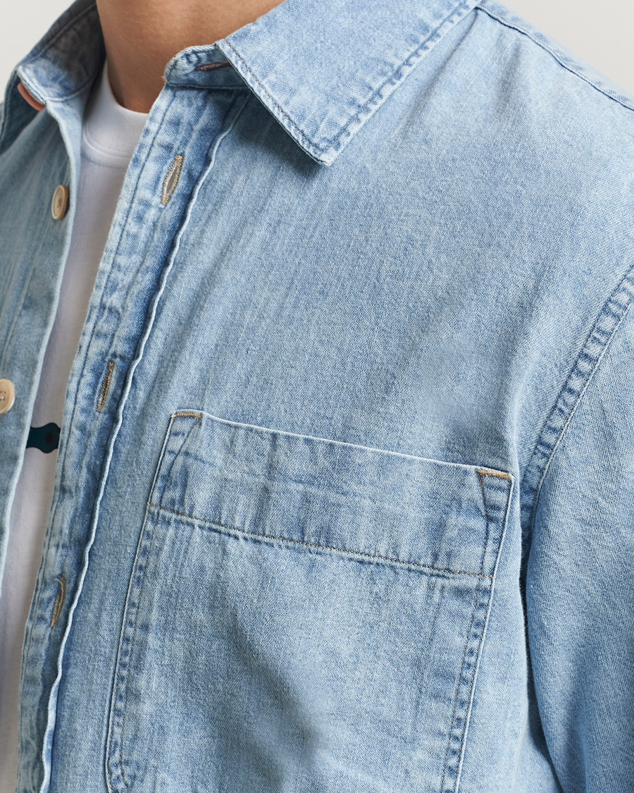 Homme | Chemises | PS Paul Smith | Casual Fit Denim Shirt Washed Blue
