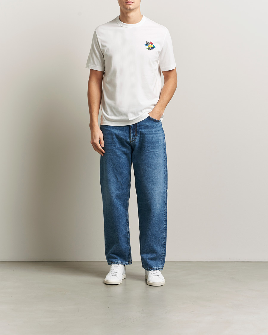 Homme | T-shirts | PS Paul Smith | Cloud Zebra Printed T-Shirt White