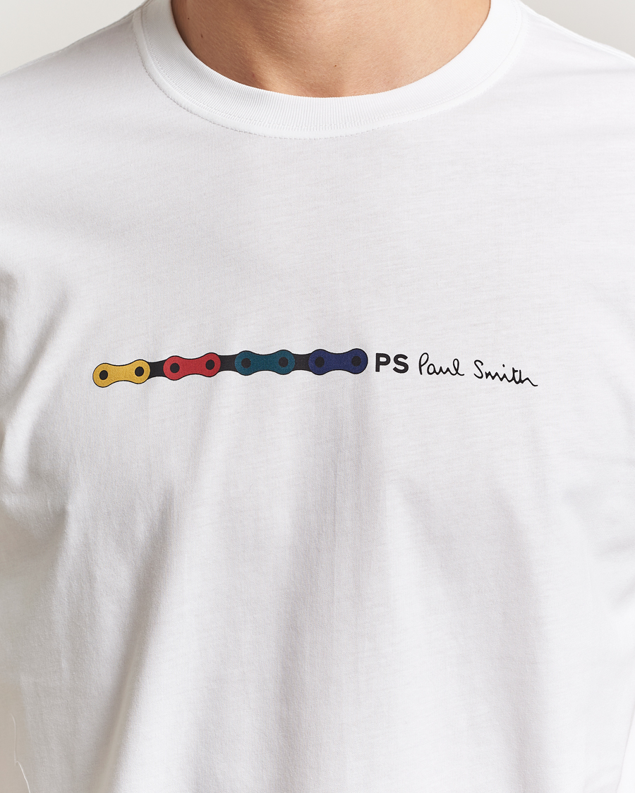 Homme | T-shirts | PS Paul Smith | Chain Printed T-Shirt White