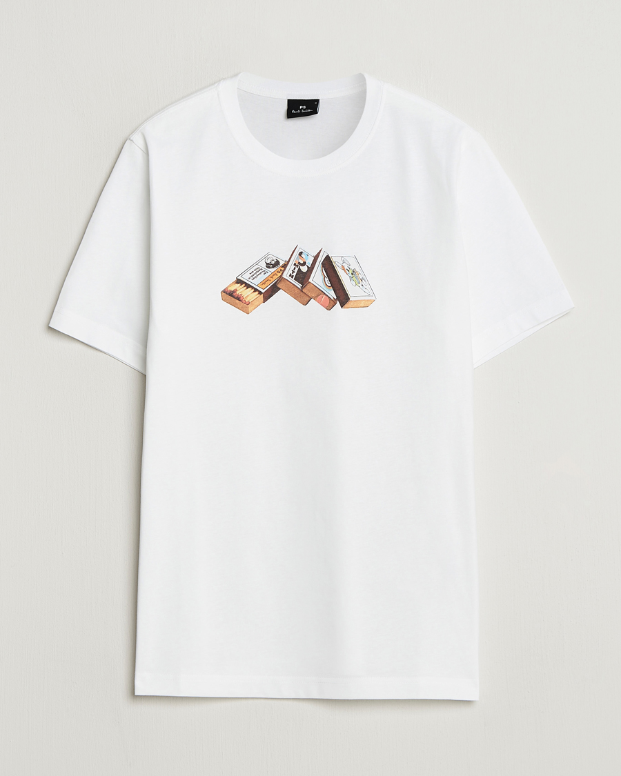 Homme | T-shirts | PS Paul Smith | Matchboxes Printed T-Shirt White