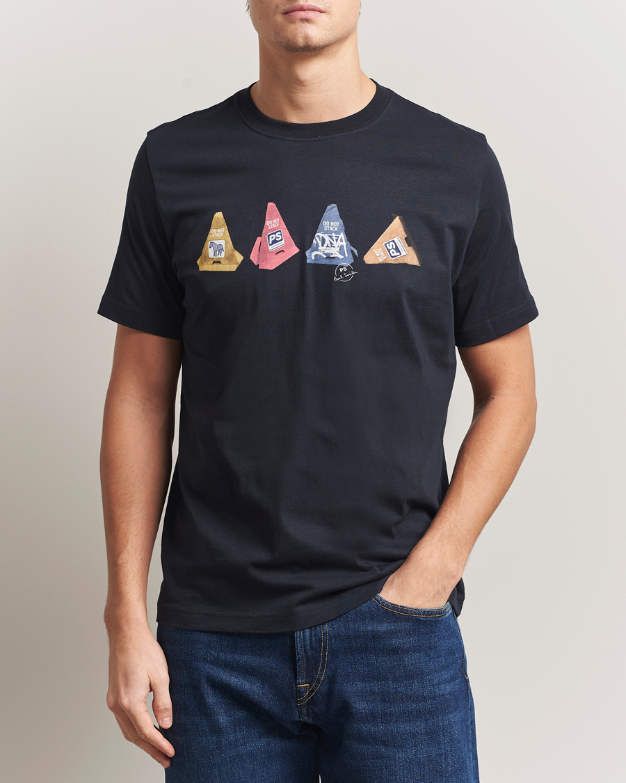 Homme | T-shirts | PS Paul Smith | Cones Printed T-Shirt Navy