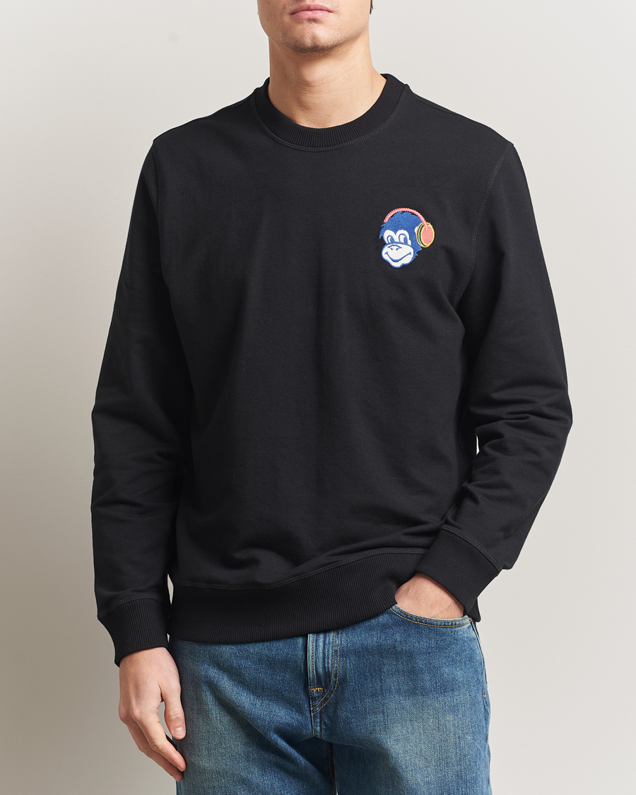 Homme | Pulls Et Tricots | PS Paul Smith | Monkey Headphone Printed Sweatshirt Black