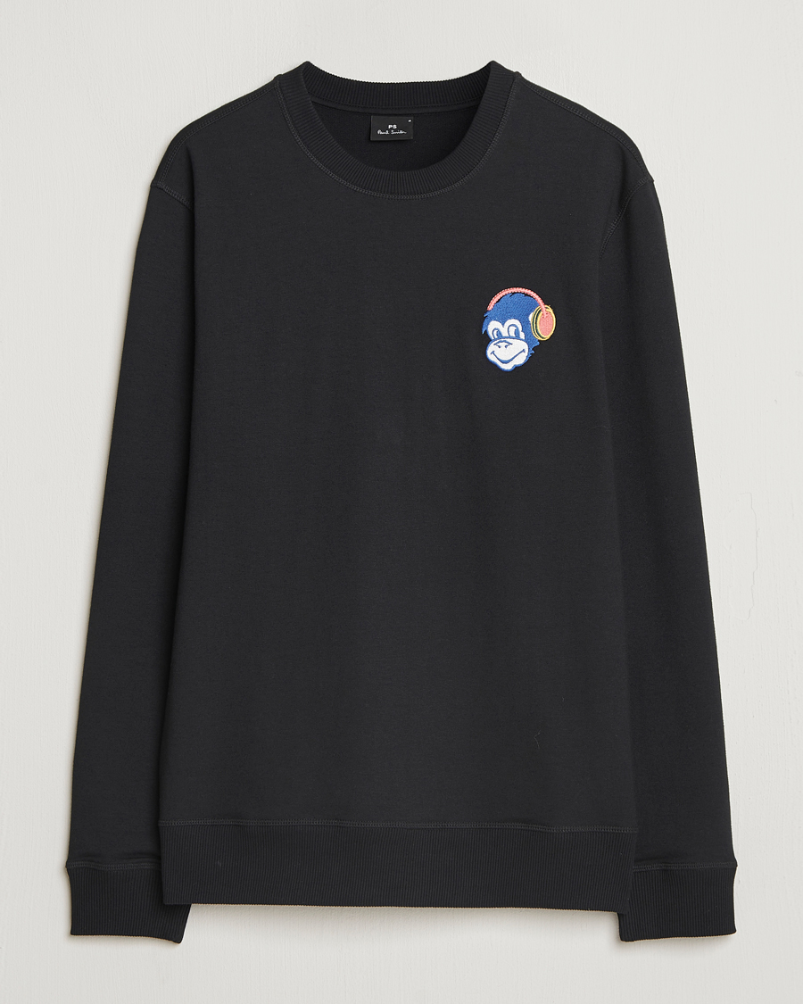 Homme | Pulls Et Tricots | PS Paul Smith | Monkey Headphone Printed Sweatshirt Black
