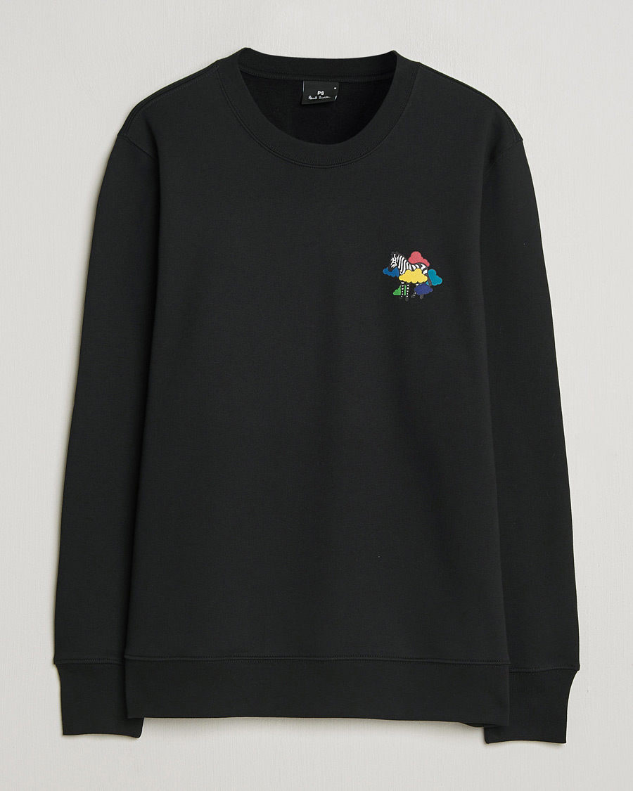 Homme | Pulls Et Tricots | PS Paul Smith | Cloud Zebra Printed Sweatshirt Black