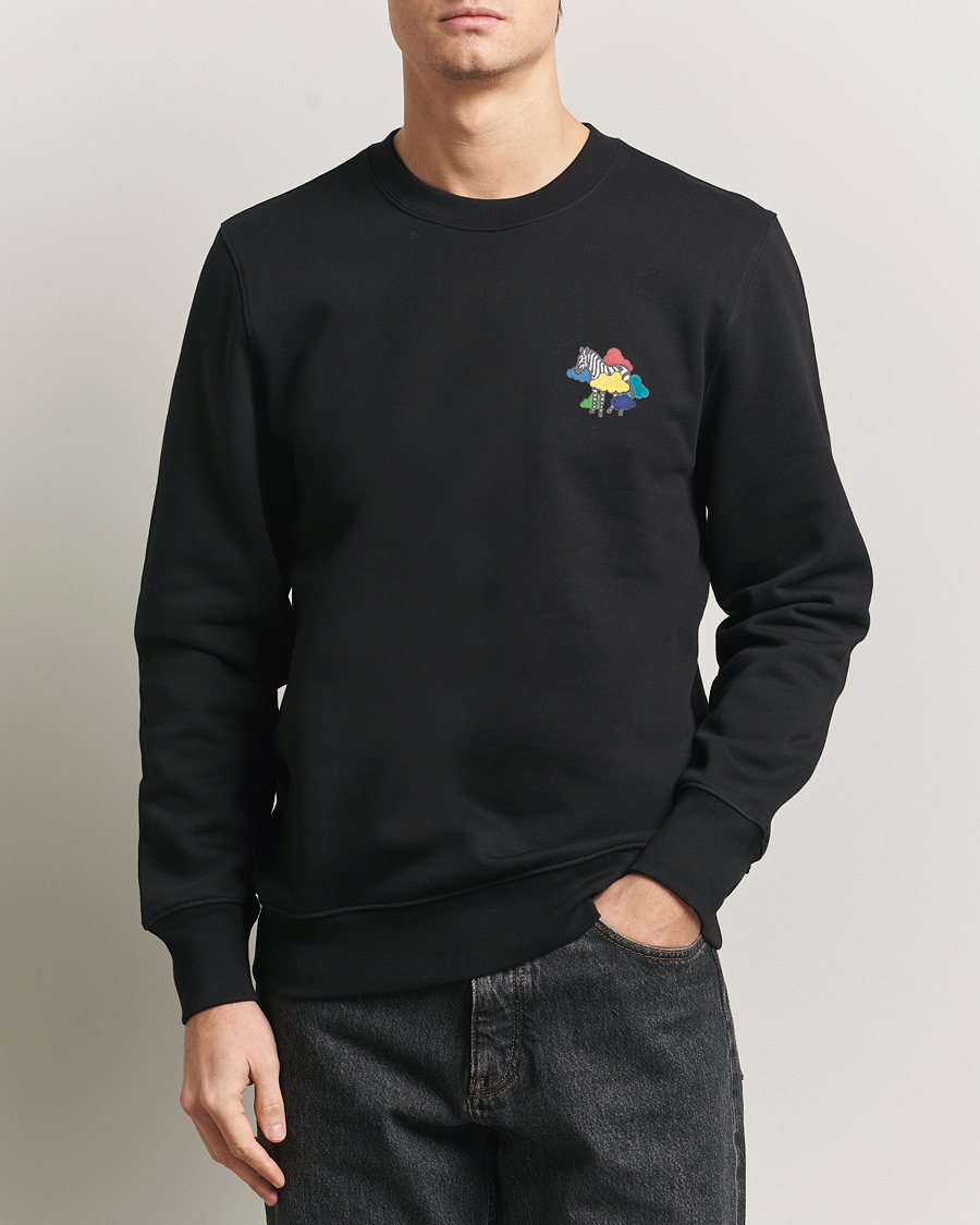 Homme | Pulls Et Tricots | PS Paul Smith | Cloud Zebra Printed Sweatshirt Black