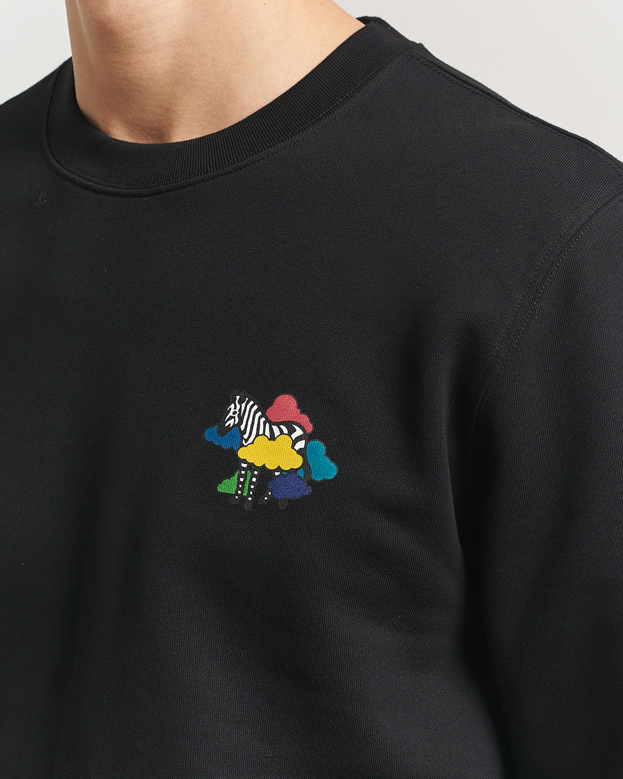 Homme | Pulls Et Tricots | PS Paul Smith | Cloud Zebra Printed Sweatshirt Black
