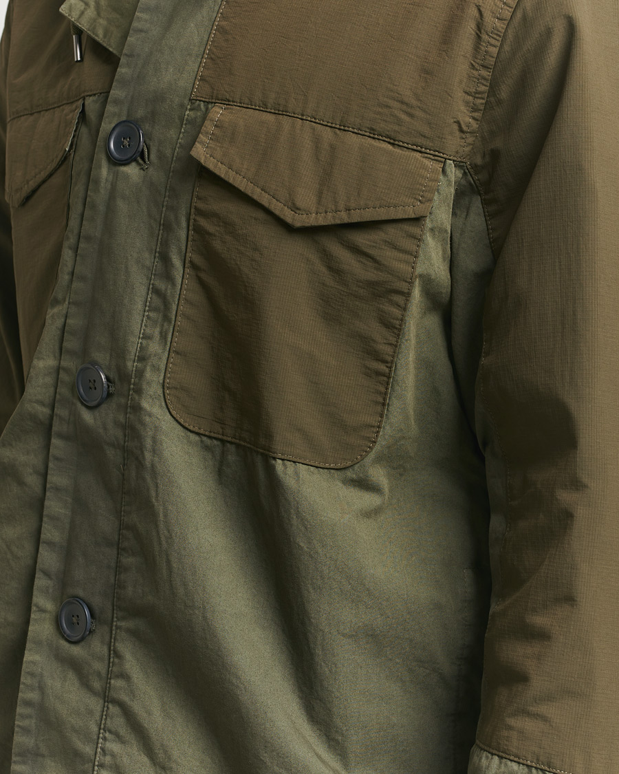 Homme | Manteaux Et Vestes | PS Paul Smith | Cotton Ripstop Hooded Jacket Dark Green