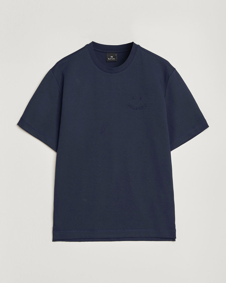 Homme | T-shirts | PS Paul Smith | Casual Fit Happy T-Shirt Navy