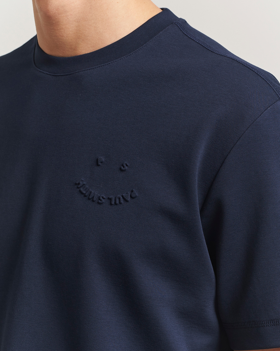 Homme | T-shirts | PS Paul Smith | Casual Fit Happy T-Shirt Navy