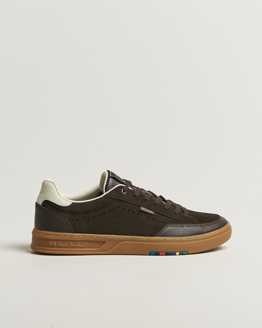Homme | Baskets | PS Paul Smith | Hillstar Suede/Leather Sneaker Dark Brown